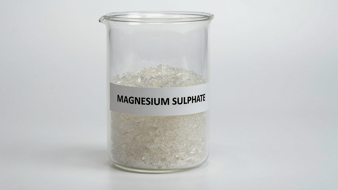 Magnesium Sulphate (MgSO₄&middot;7H₂O) clear crystalline granules &mdash; appearance reference, Kranti Chemicals