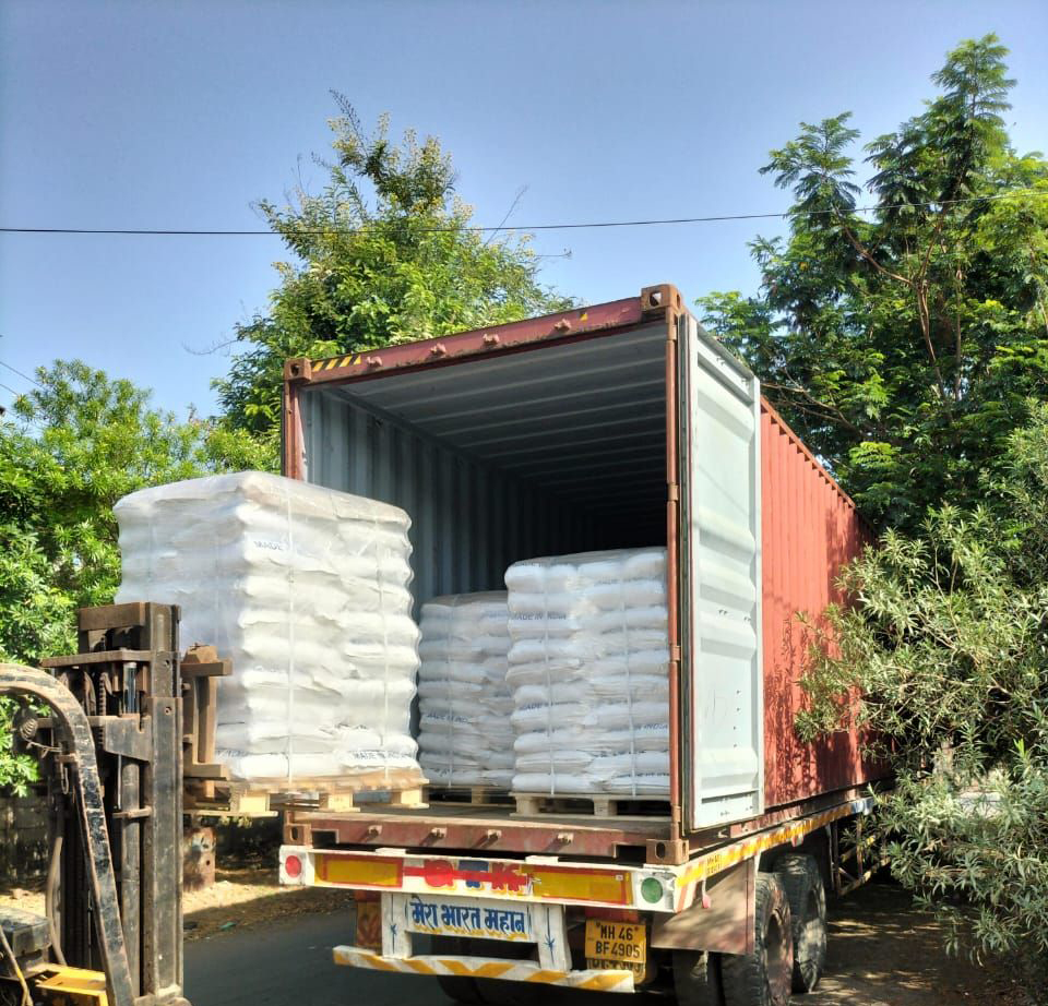 Recent export shipment of Ferric Sulfate Powder